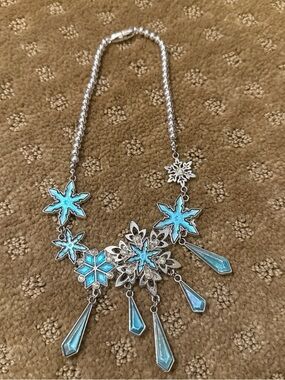 Disney Frozen Queen Elsa Necklace Jewelry Dress Up Costume Piece